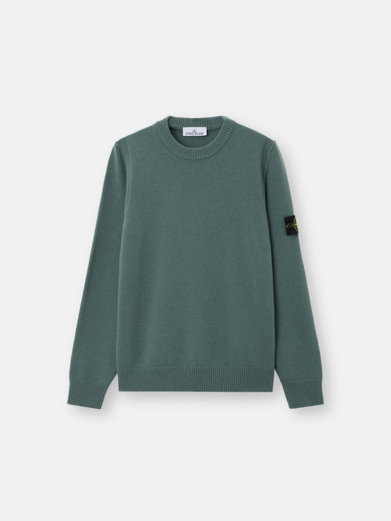 Regular-fit crewneck jumper with ribbed trims - BoUvy