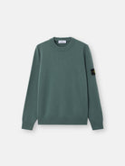 Regular-fit crewneck jumper with ribbed trims - BoUvy