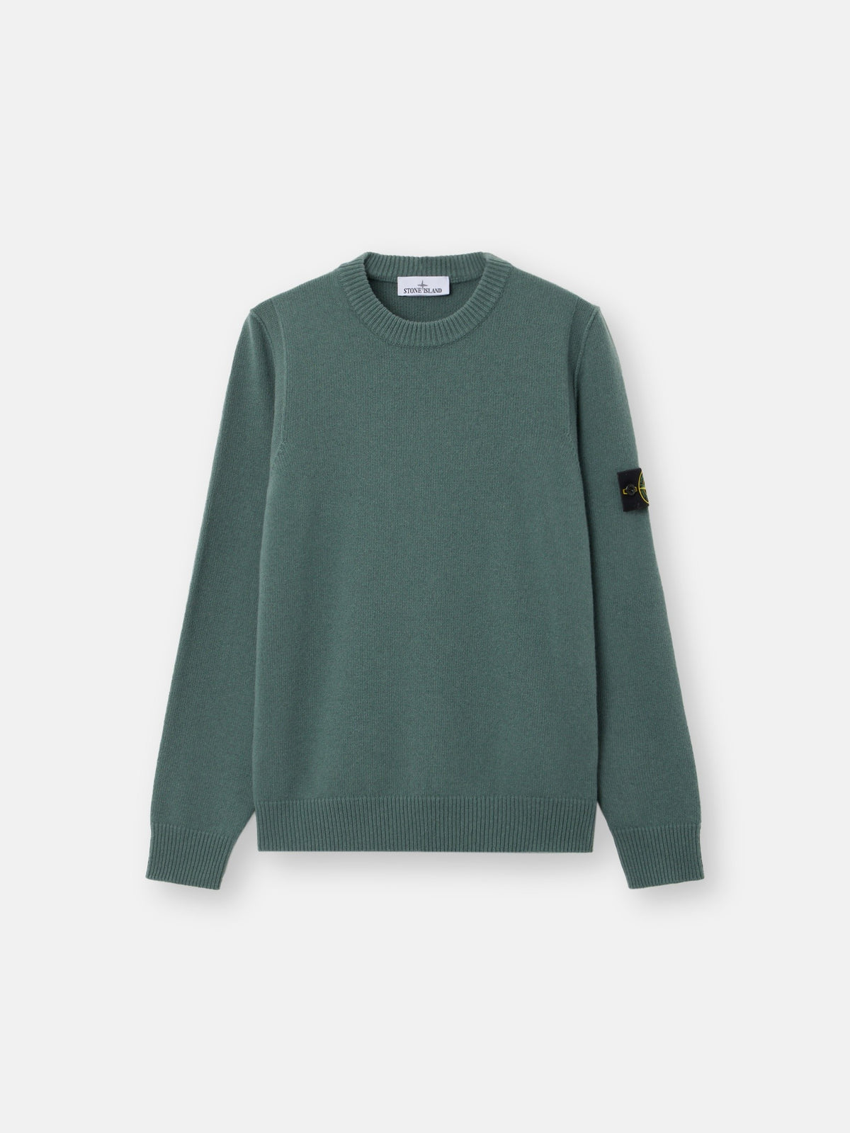 Regular-fit crewneck jumper with ribbed trims - BoUvy
