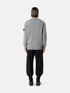 Regular-fit crewneck jumper with ribbed trims - BoUvy