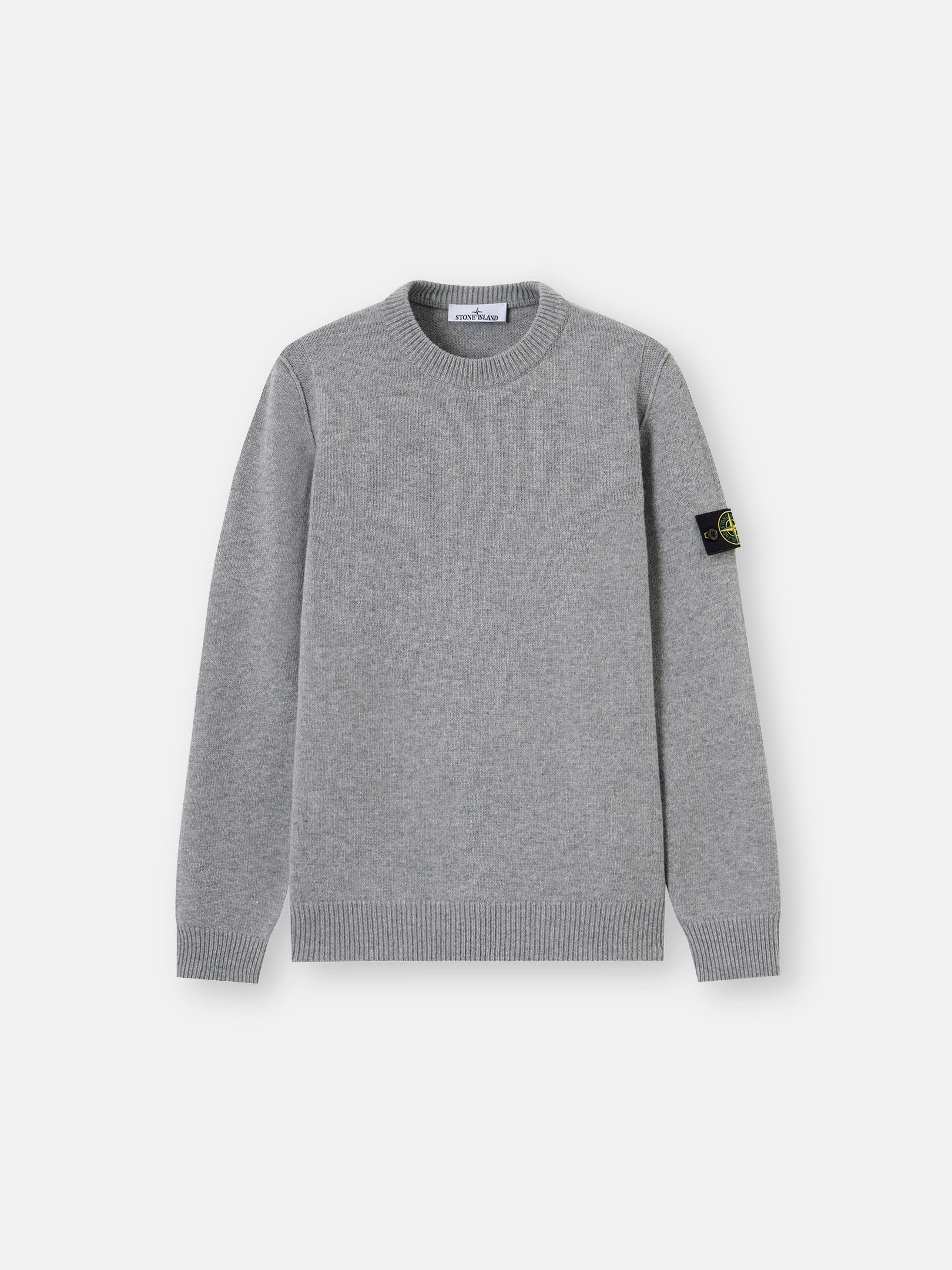 Regular-fit crewneck jumper with ribbed trims - BoUvy