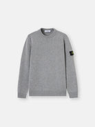 Regular-fit crewneck jumper with ribbed trims - BoUvy