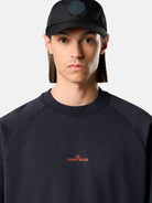 Oversized-fit crewneck sweatshirt with 'Desert' print - BoUvy