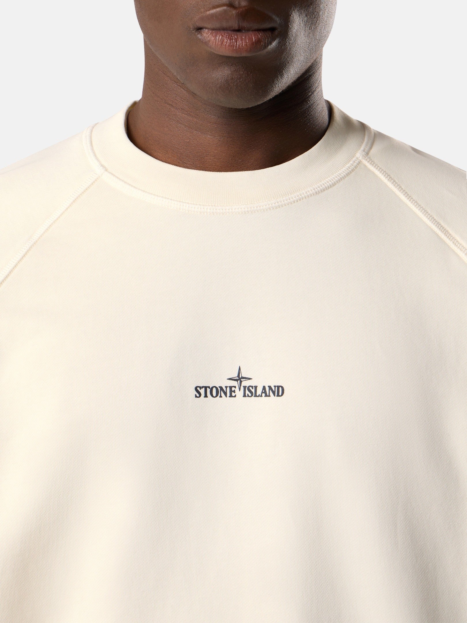 Oversized-fit crewneck sweatshirt with 'Desert' print - BoUvy