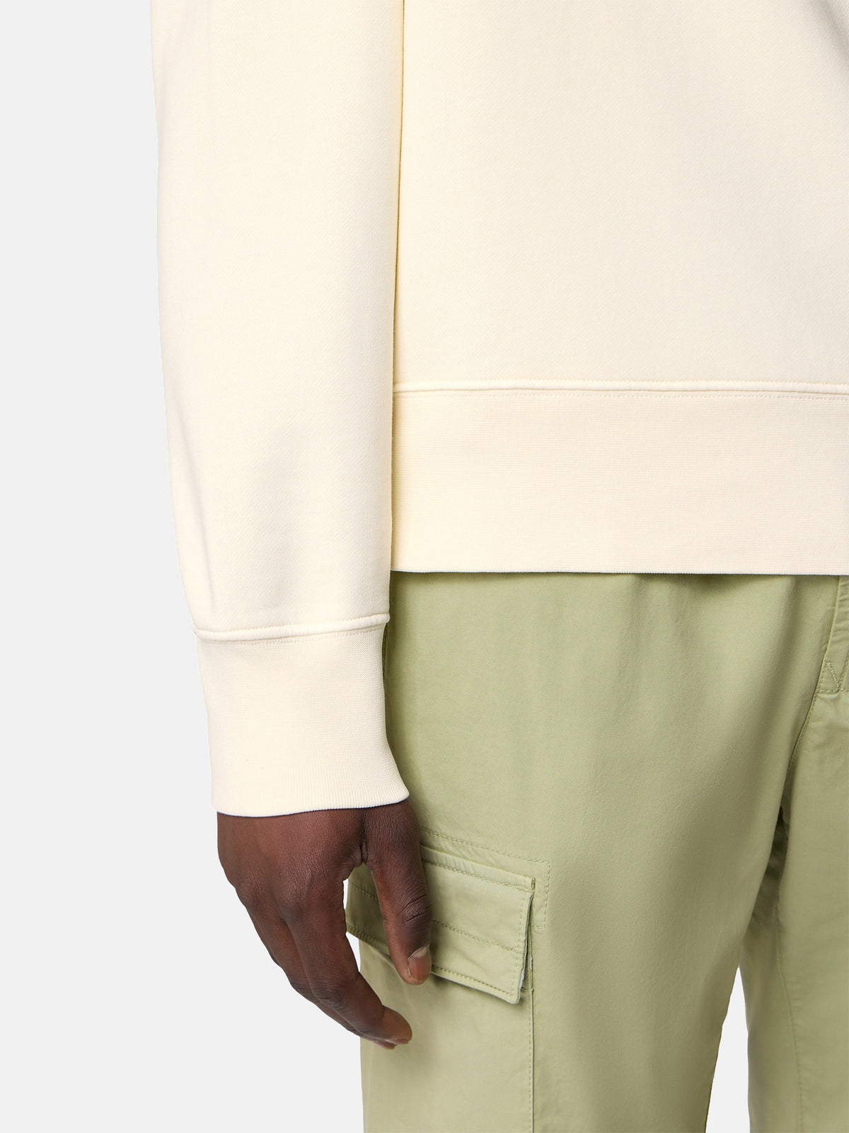 Oversized-fit crewneck sweatshirt with 'Desert' print - BoUvy