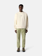 Oversized-fit crewneck sweatshirt with 'Desert' print - BoUvy