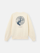 Oversized-fit crewneck sweatshirt with 'Desert' print - BoUvy