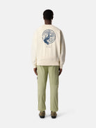 Oversized-fit crewneck sweatshirt with 'Desert' print - BoUvy
