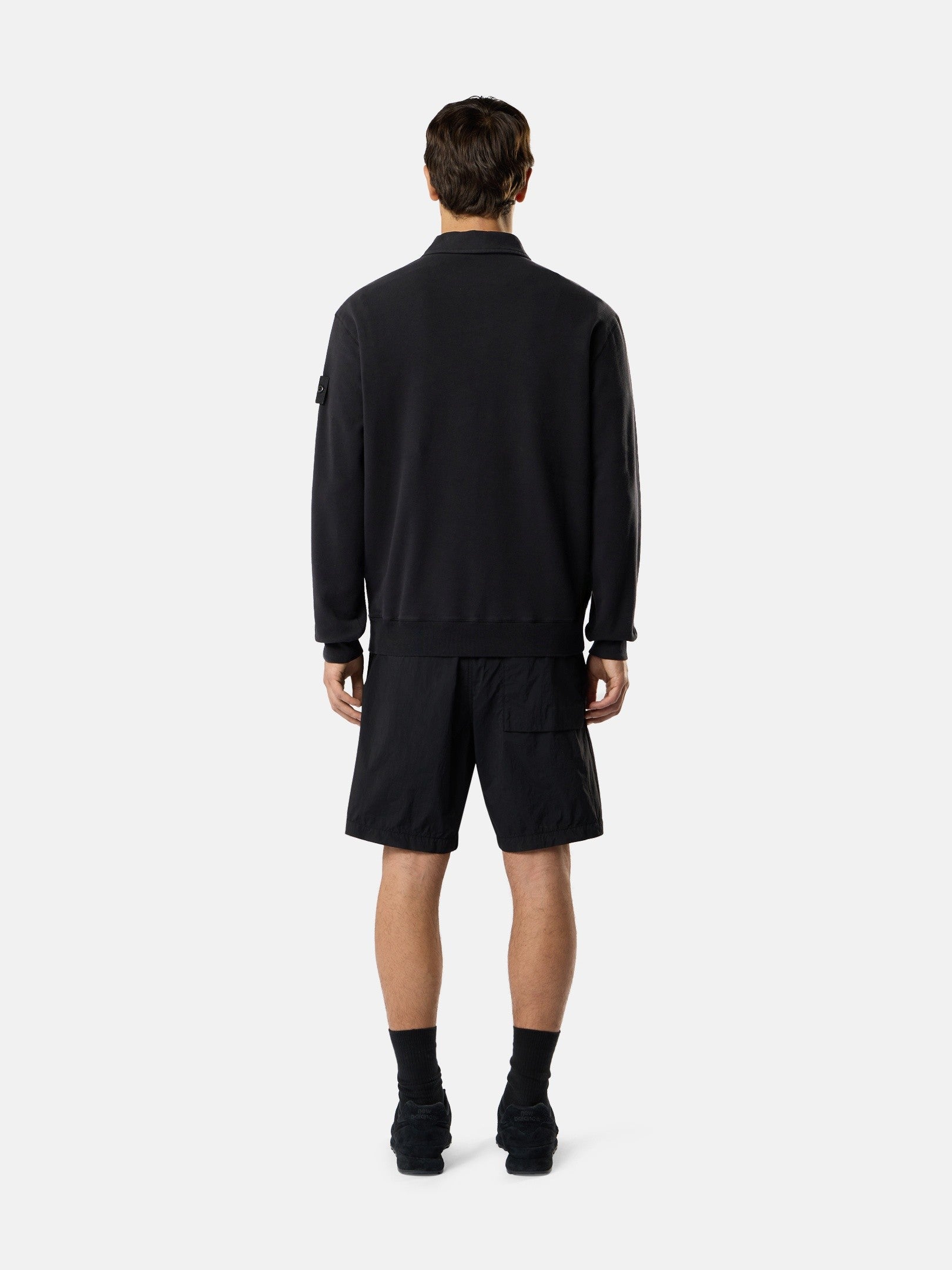 Comfort-fit polo collar sweatshirt - BoUvy