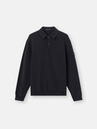 Comfort-fit polo collar sweatshirt - BoUvy