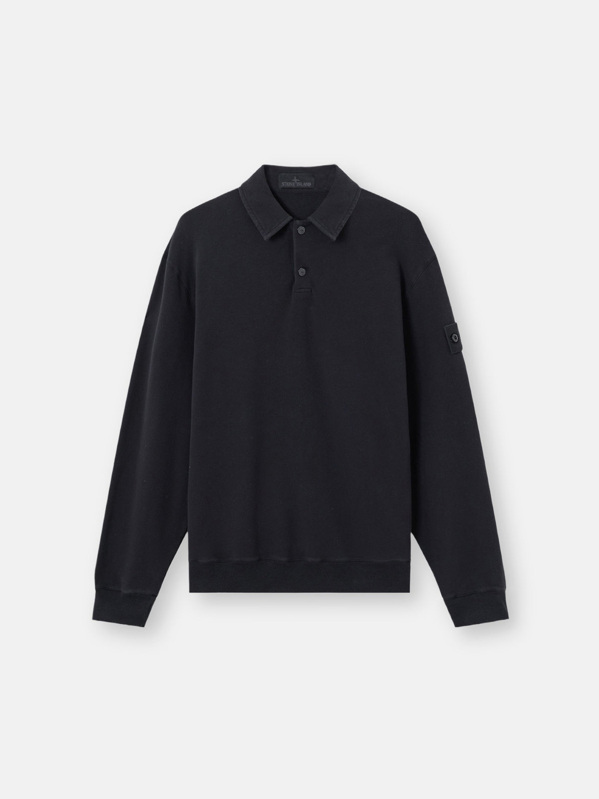 Comfort-fit polo collar sweatshirt - BoUvy