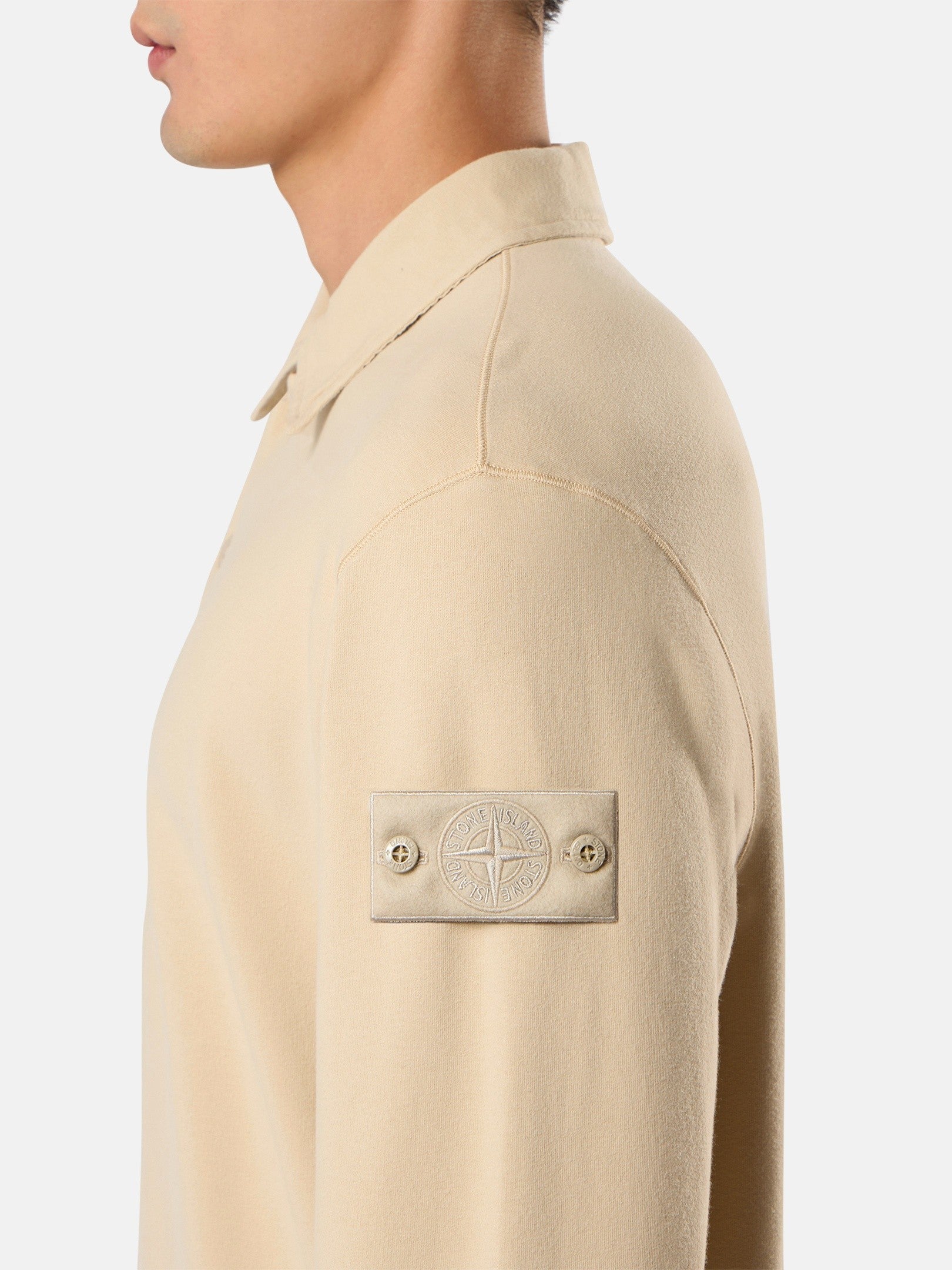 Comfort-fit polo collar sweatshirt - BoUvy