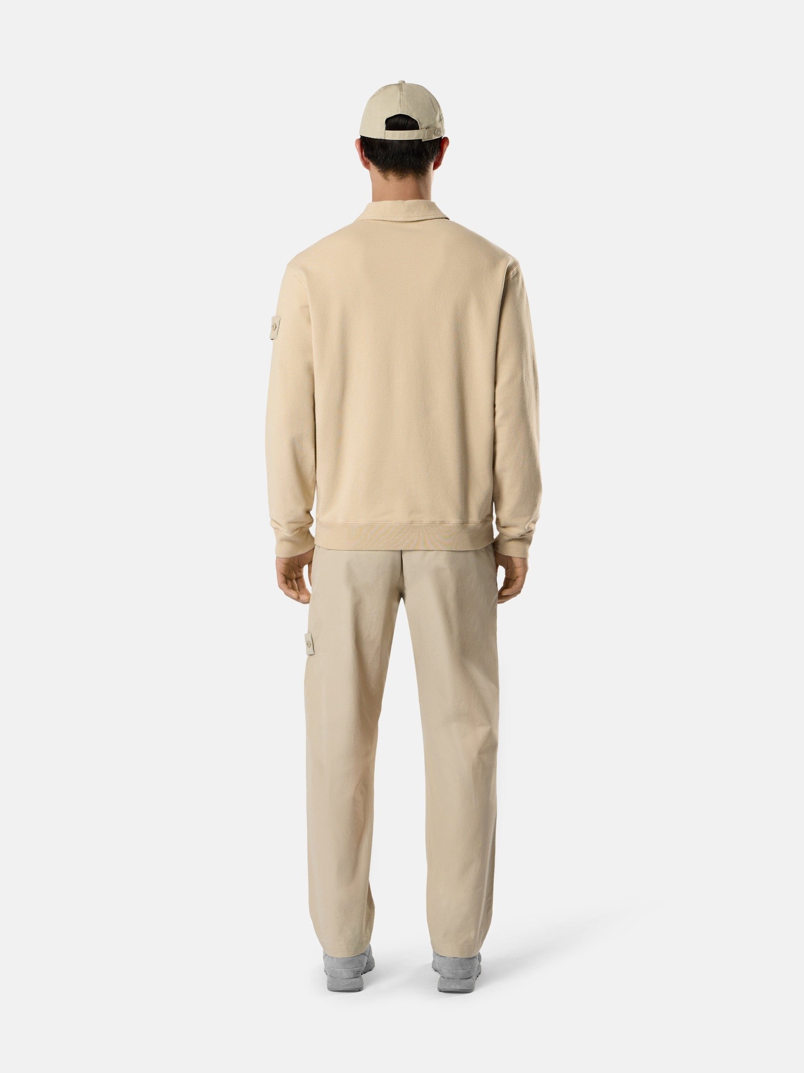 Comfort-fit polo collar sweatshirt - BoUvy