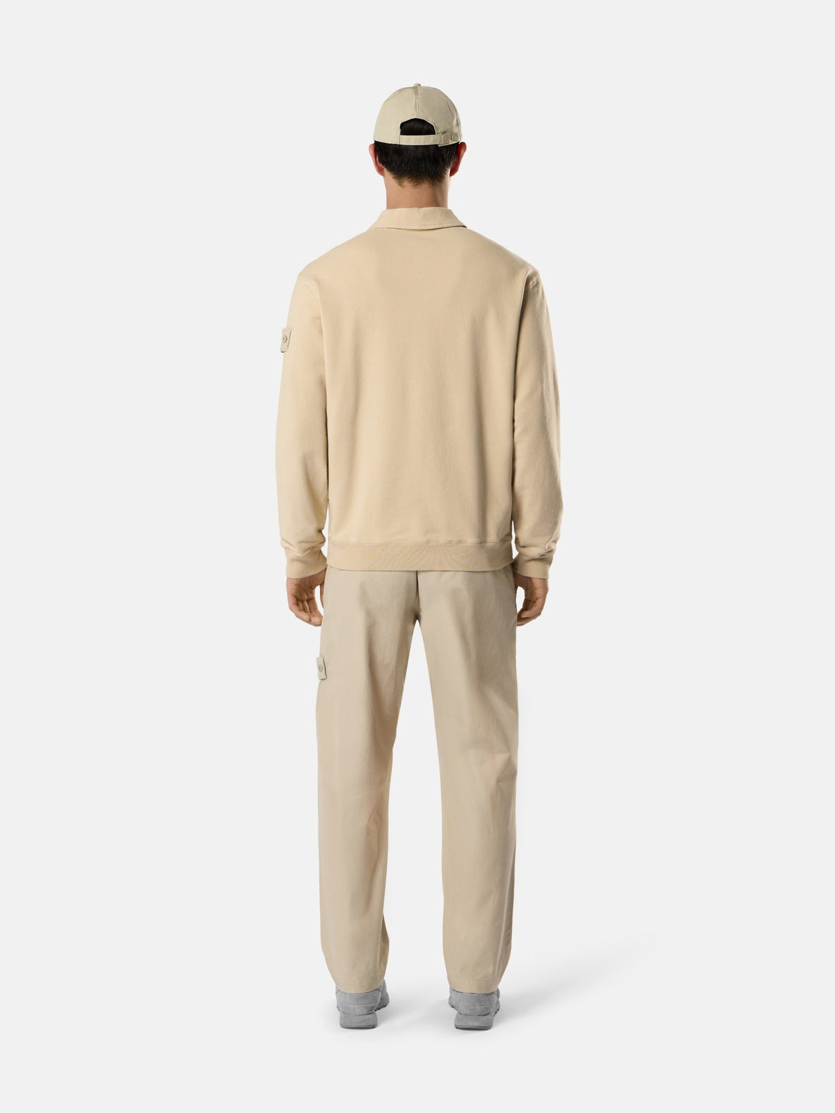 Comfort-fit polo collar sweatshirt - BoUvy