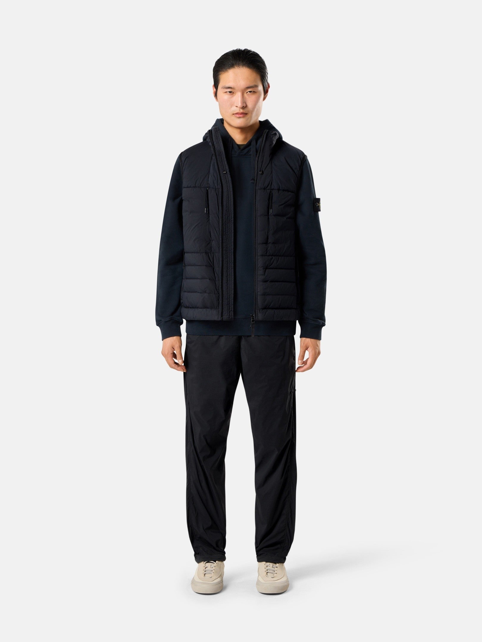 Regular-fit hooded sweatshirt with thumbhole cuffs - BoUvy