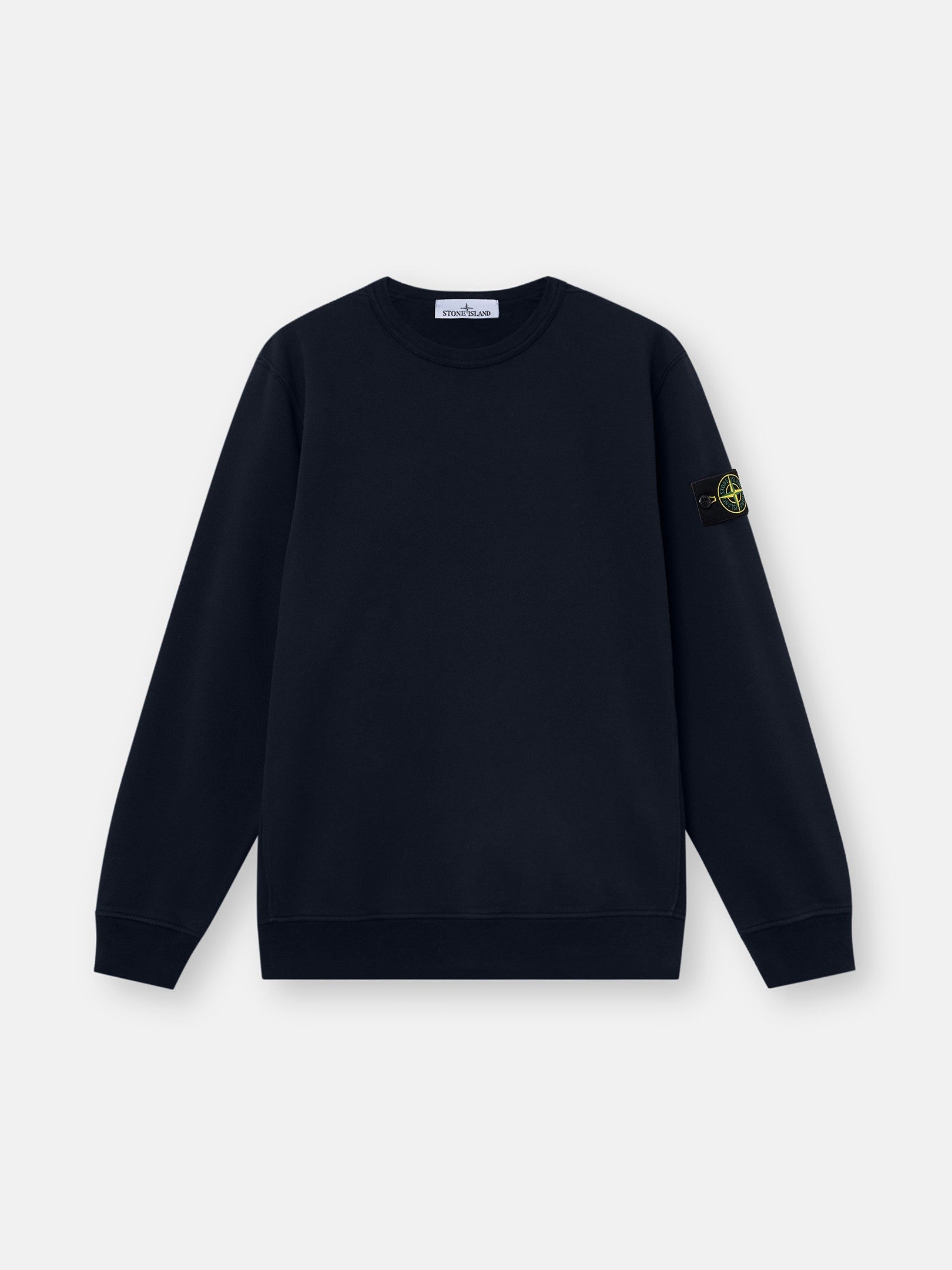 Regular-fit crewneck sweatshirt with ribbed inserts - BoUvy