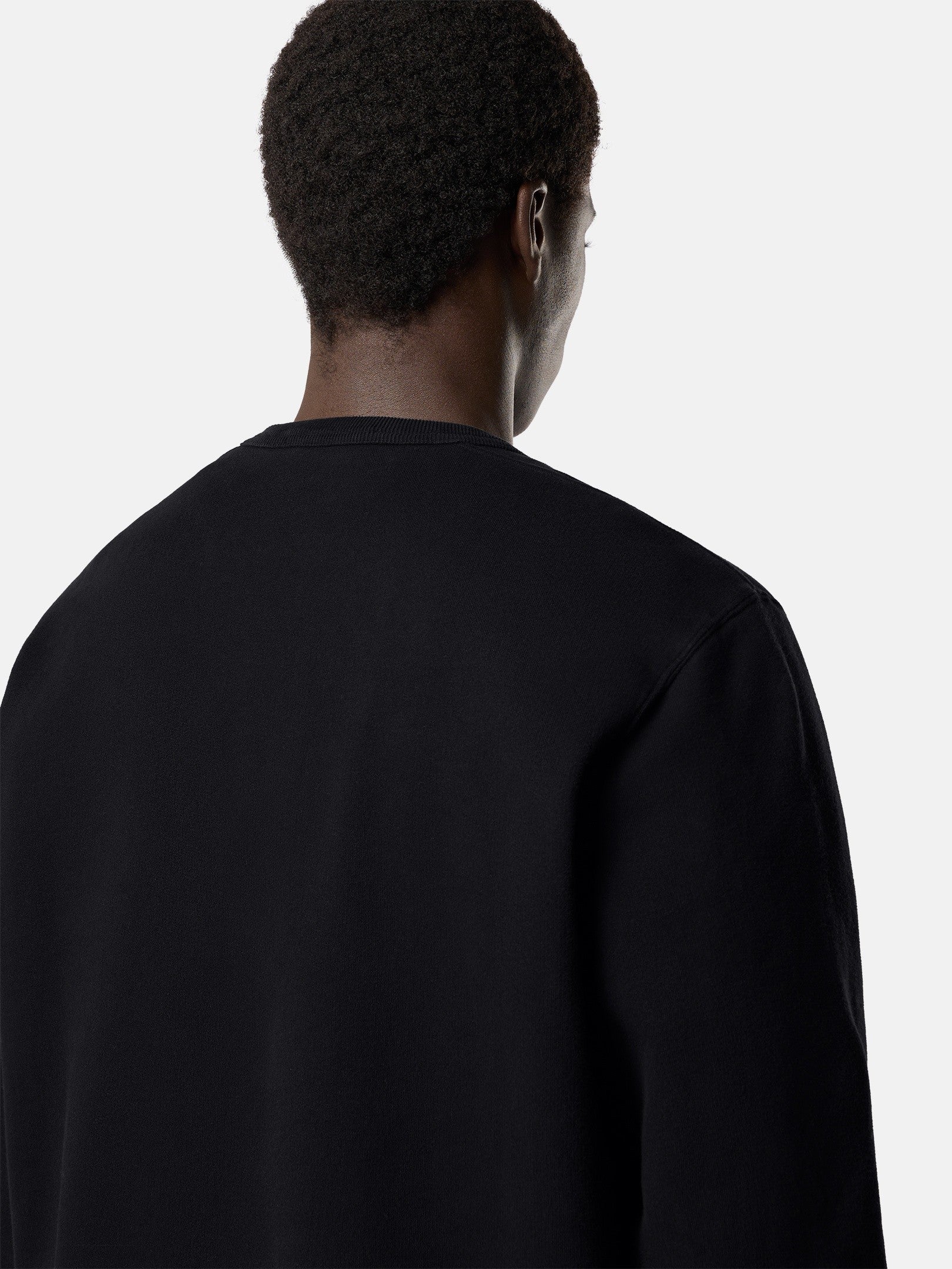 Regular-fit crewneck sweatshirt with ribbed inserts - BoUvy