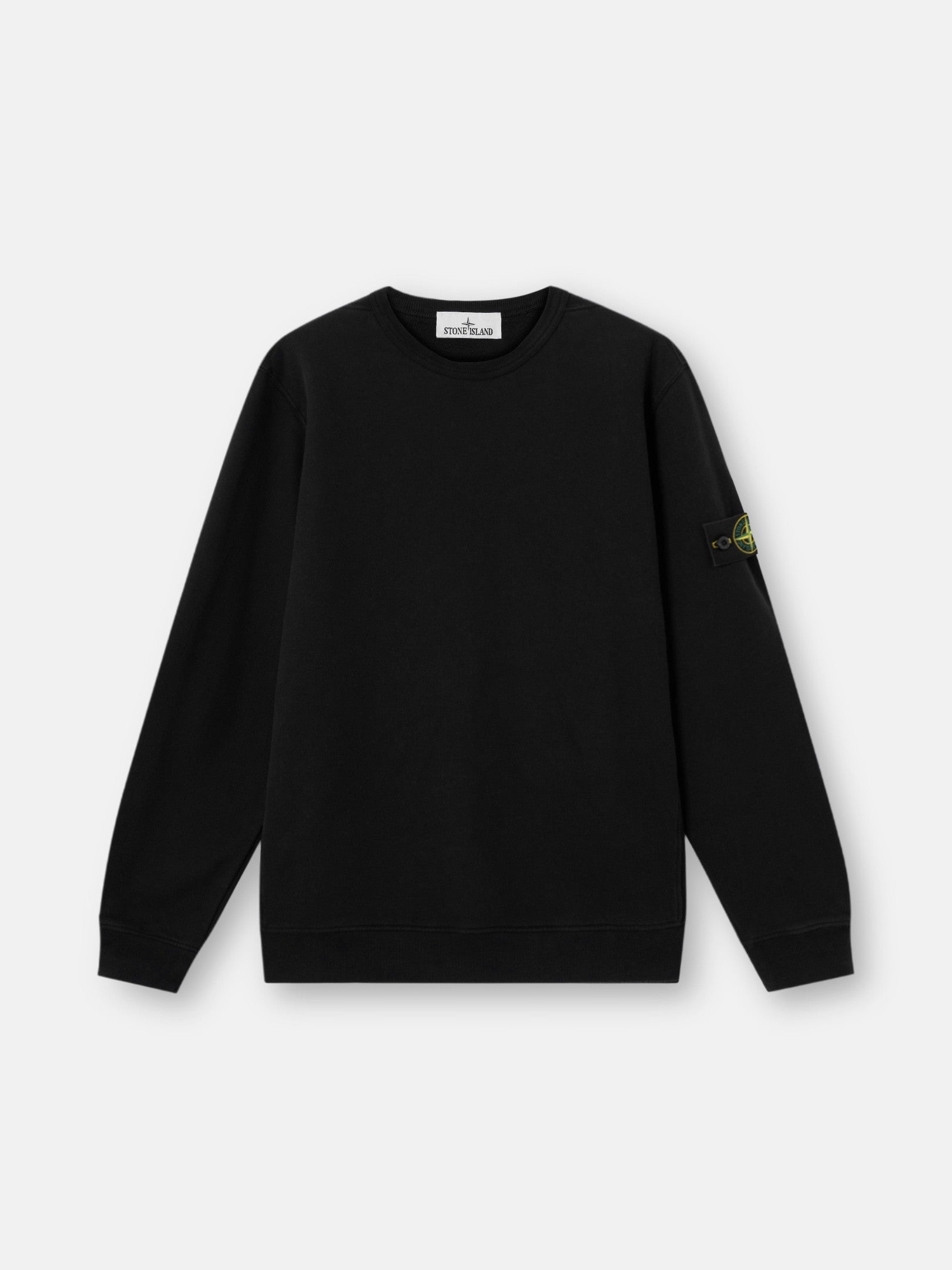 Regular-fit crewneck sweatshirt with ribbed inserts - BoUvy