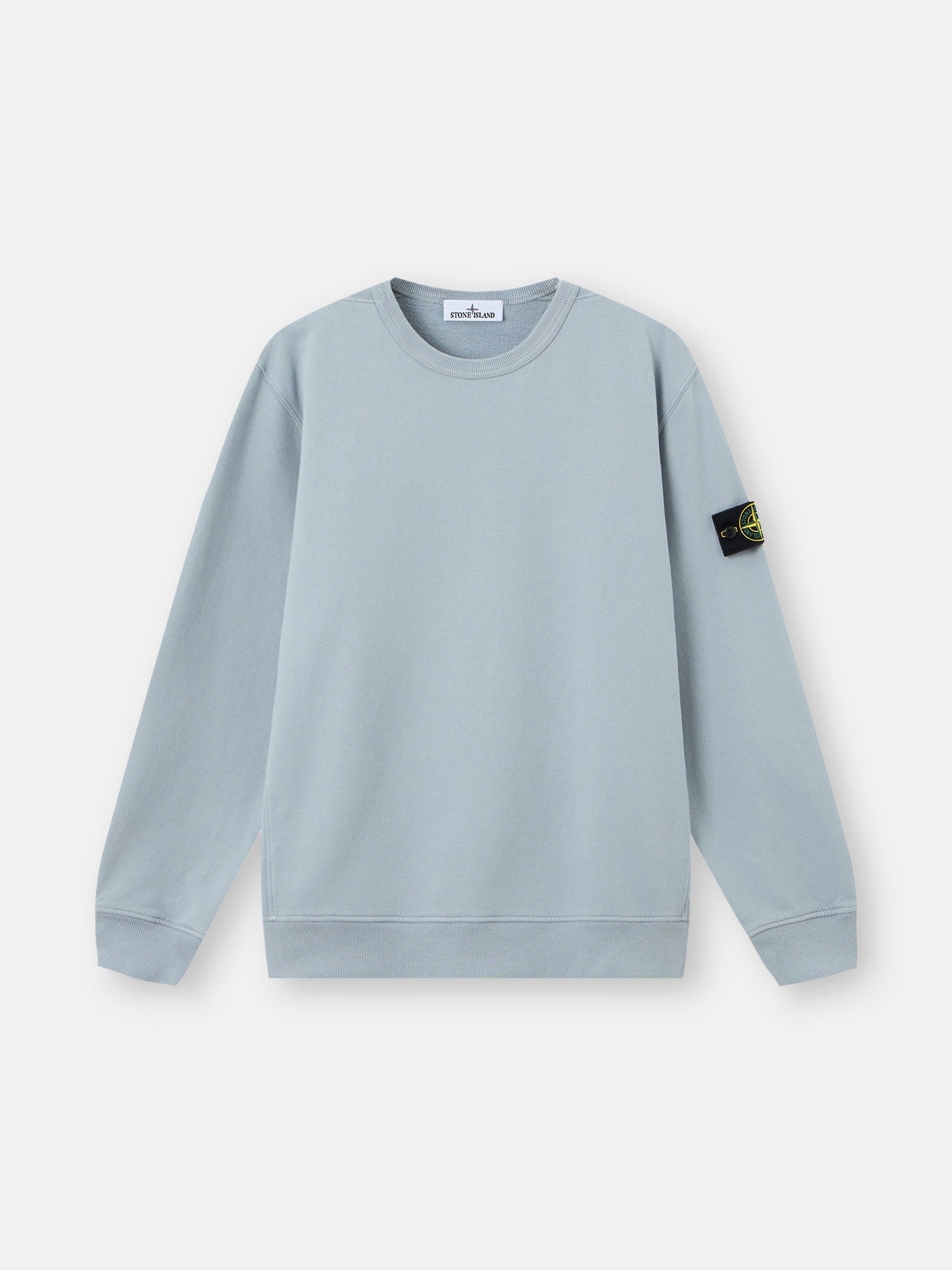 Regular-fit crewneck sweatshirt with ribbed inserts - BoUvy