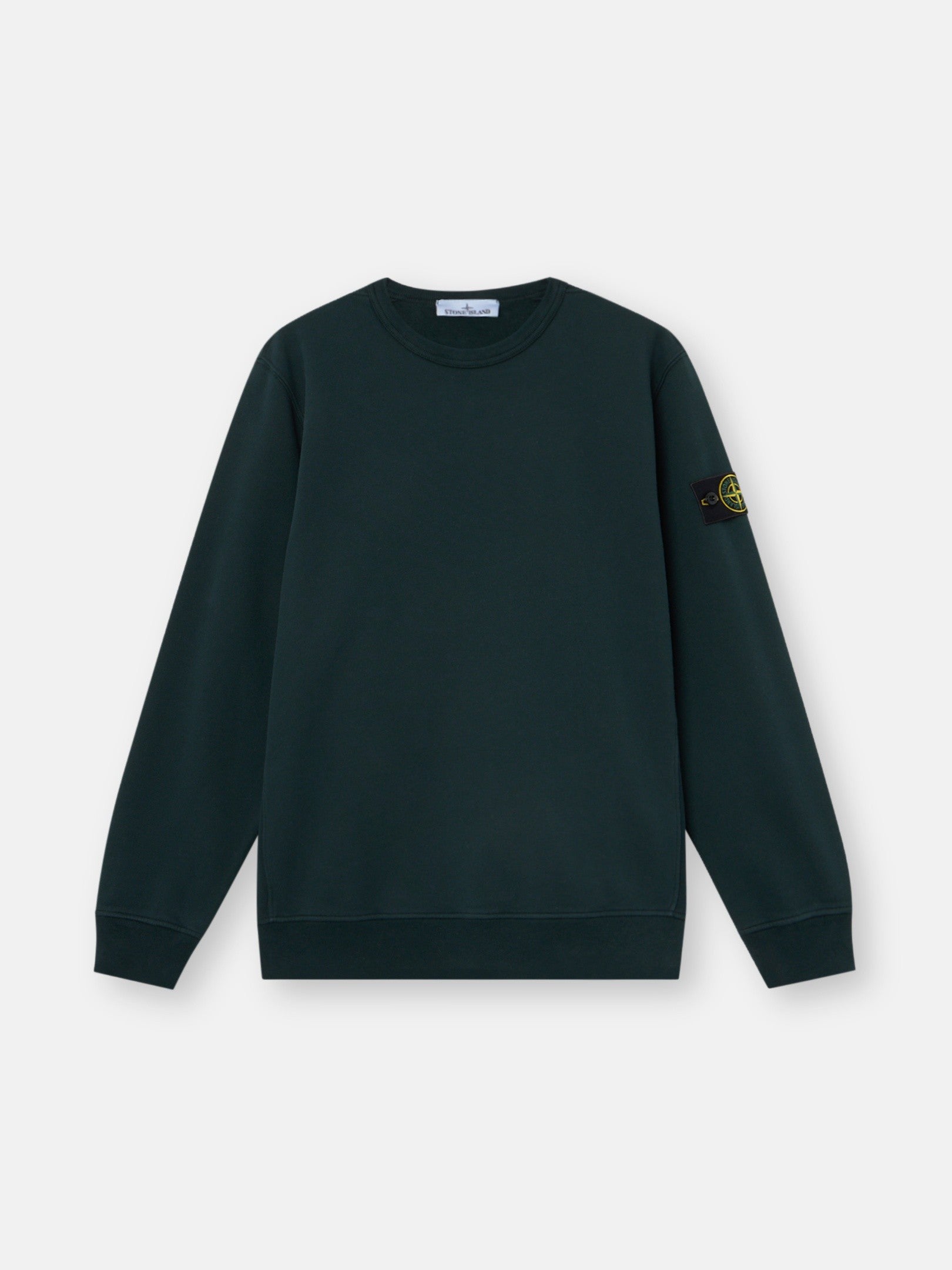 Regular-fit crewneck sweatshirt with ribbed inserts - BoUvy