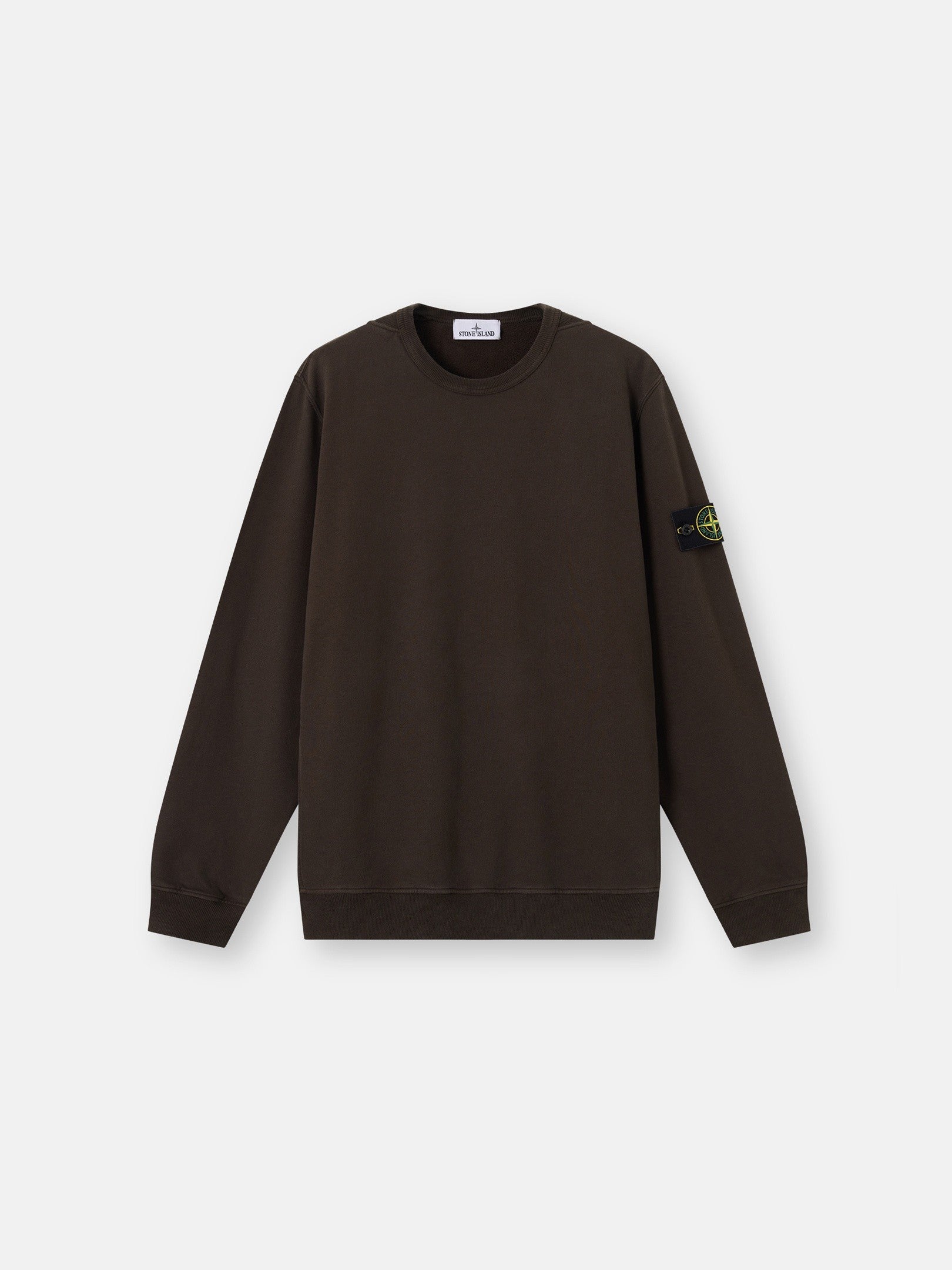 Regular-fit crewneck sweatshirt with ribbed inserts - BoUvy