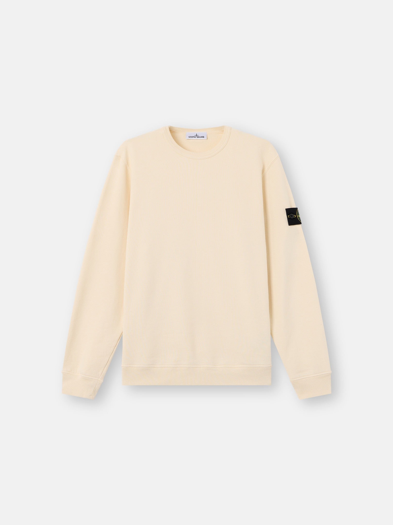 Regular-fit crewneck sweatshirt with ribbed inserts - BoUvy