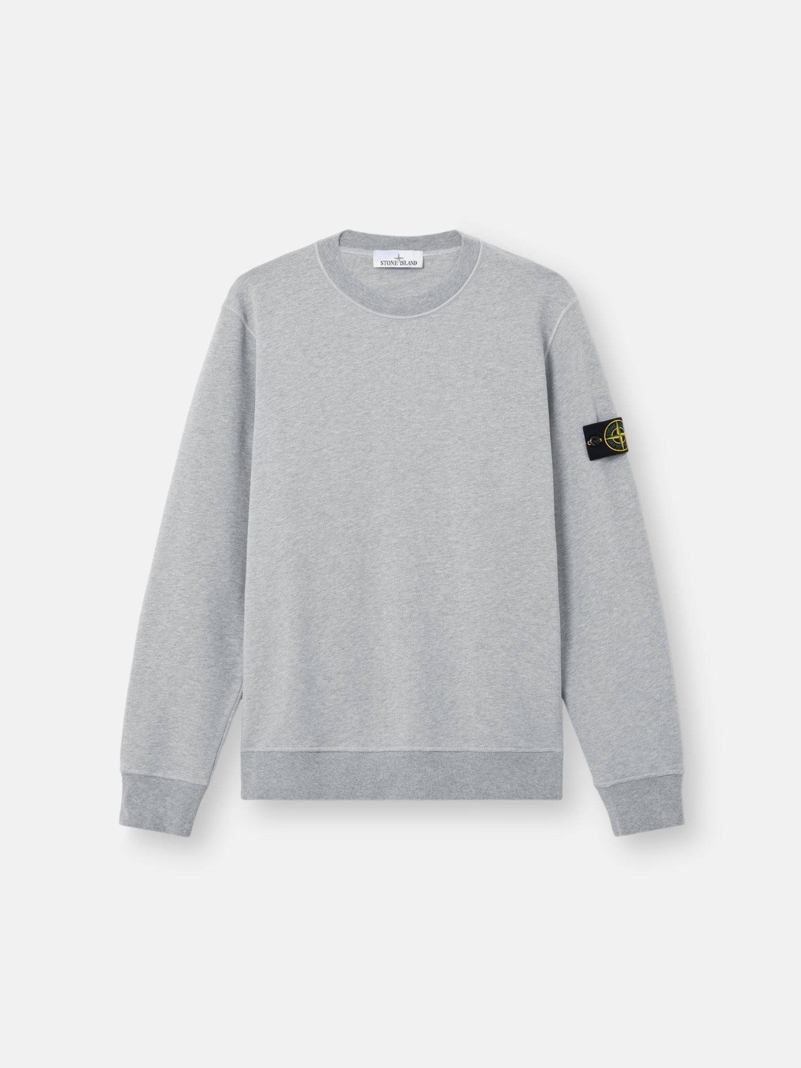 Regular-fit crewneck sweatshirt with ribbed inserts - BoUvy