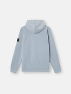 Regular-fit zip-up hooded sweatshirt with ribbed inserts - BoUvy
