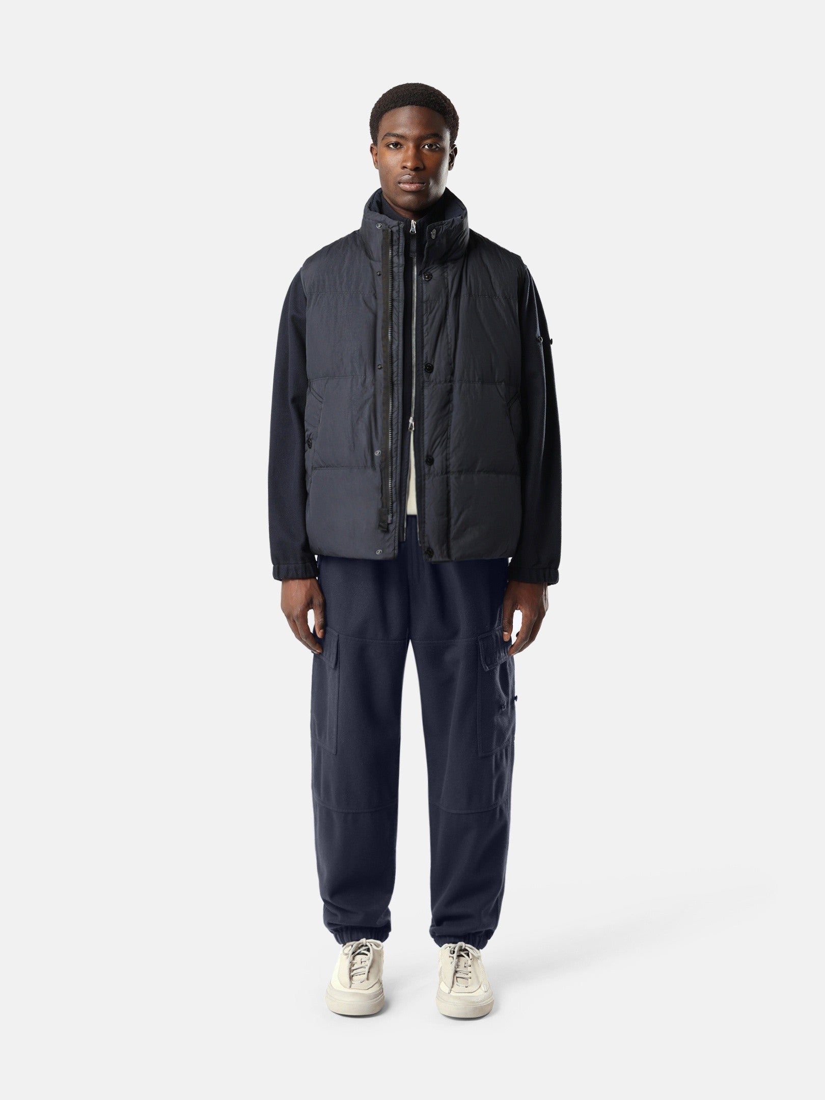 Wind-resistant down vest with anti-drop - BoUvy