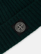 Ribbed knit beanie with Compass logo patch - BoUvy