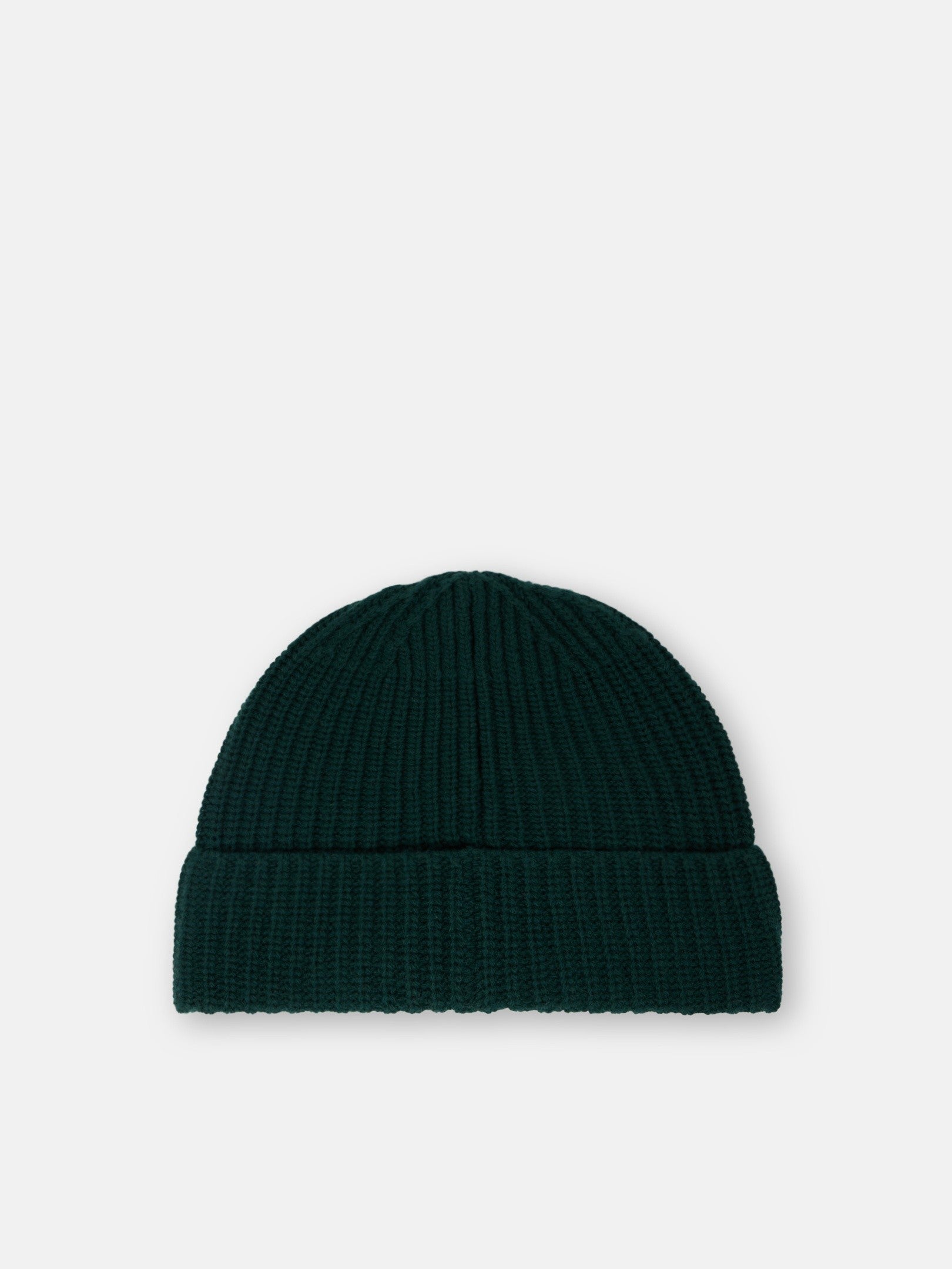 Ribbed knit beanie with Compass logo patch - BoUvy