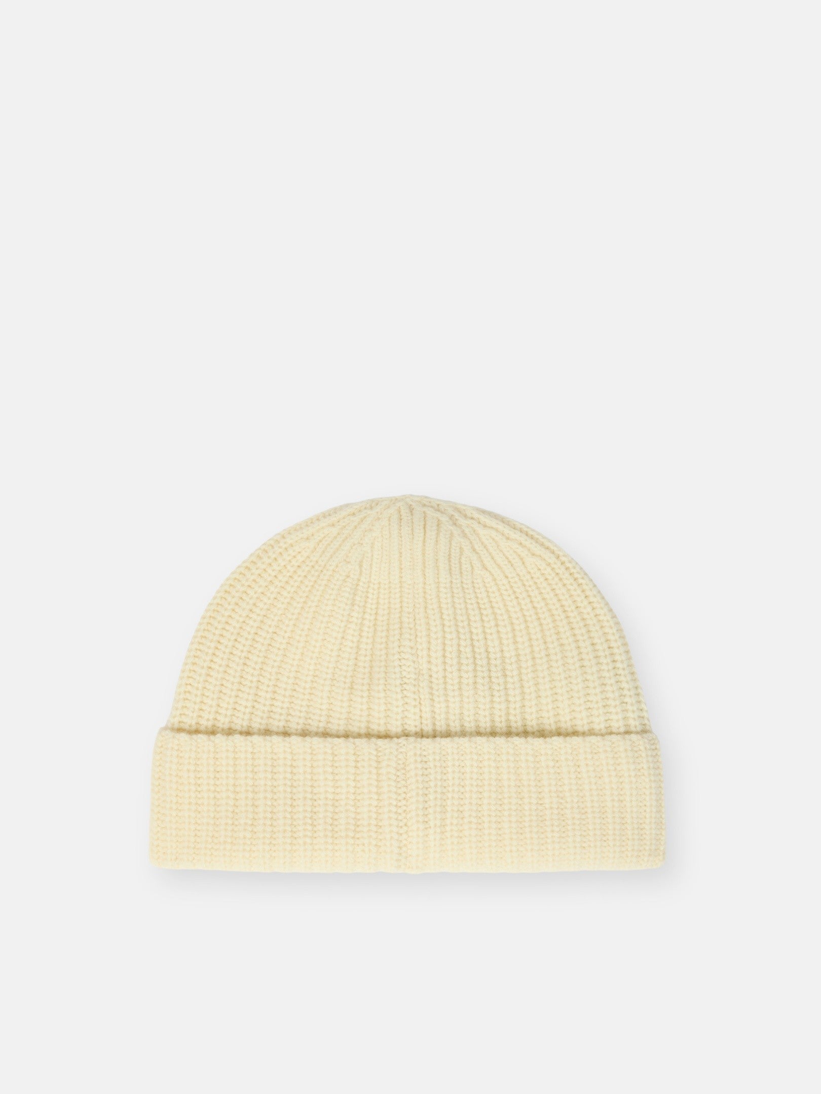 Ribbed knit beanie with Compass logo patch - BoUvy