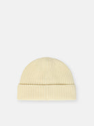 Ribbed knit beanie with Compass logo patch - BoUvy