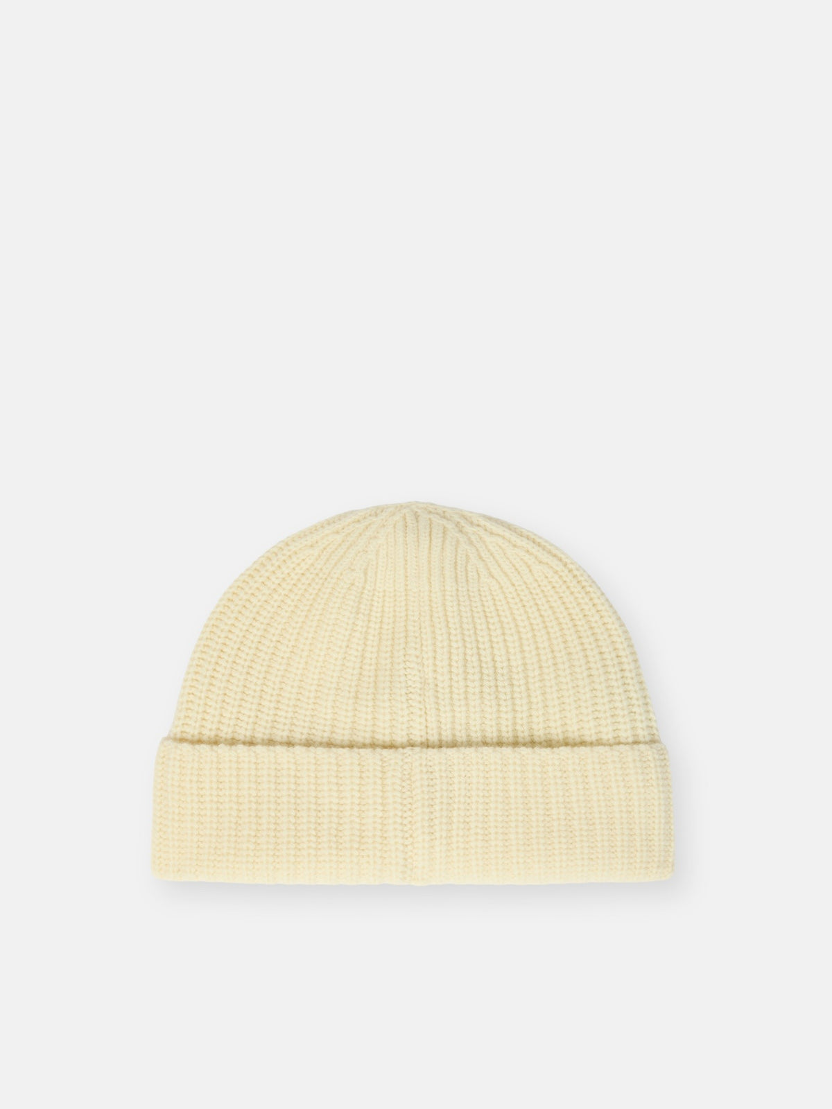 Ribbed knit beanie with Compass logo patch - BoUvy