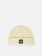 Ribbed knit beanie with Compass logo patch - BoUvy