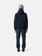 Hooded jacket with wind- and water-resistant membrane - BoUvy