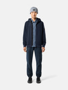 Hooded jacket with wind- and water-resistant membrane - BoUvy