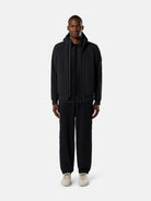 Hooded jacket with wind- and water-resistant membrane - BoUvy