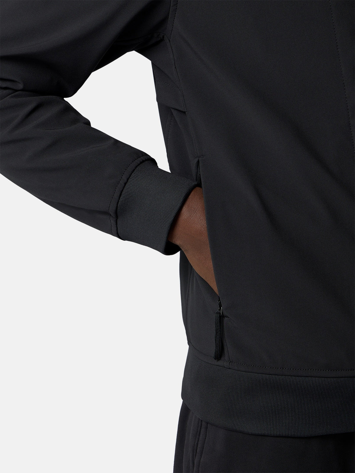 Hooded jacket with wind- and water-resistant membrane - BoUvy