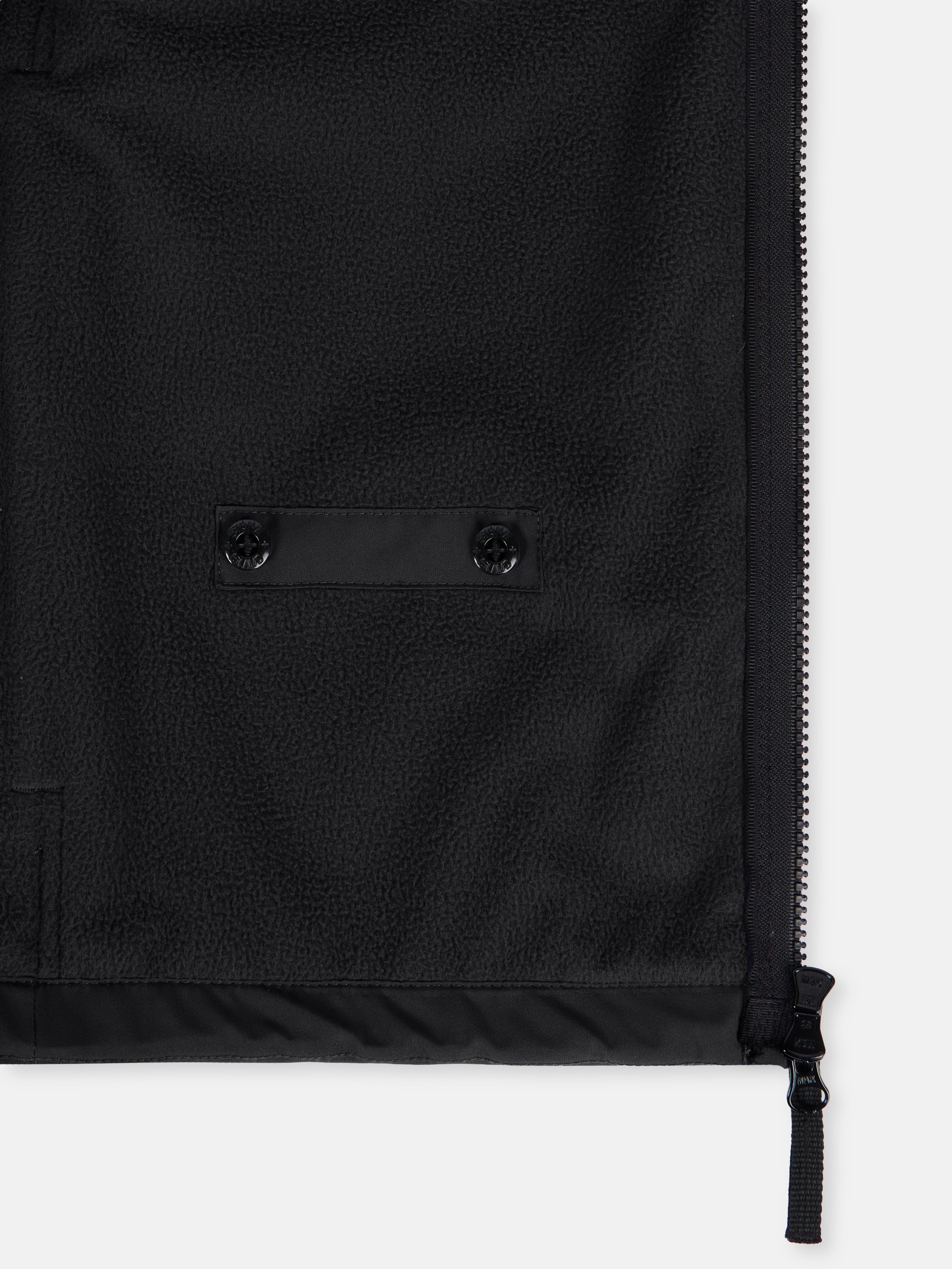 Hooded jacket with wind- and water-resistant membrane - BoUvy
