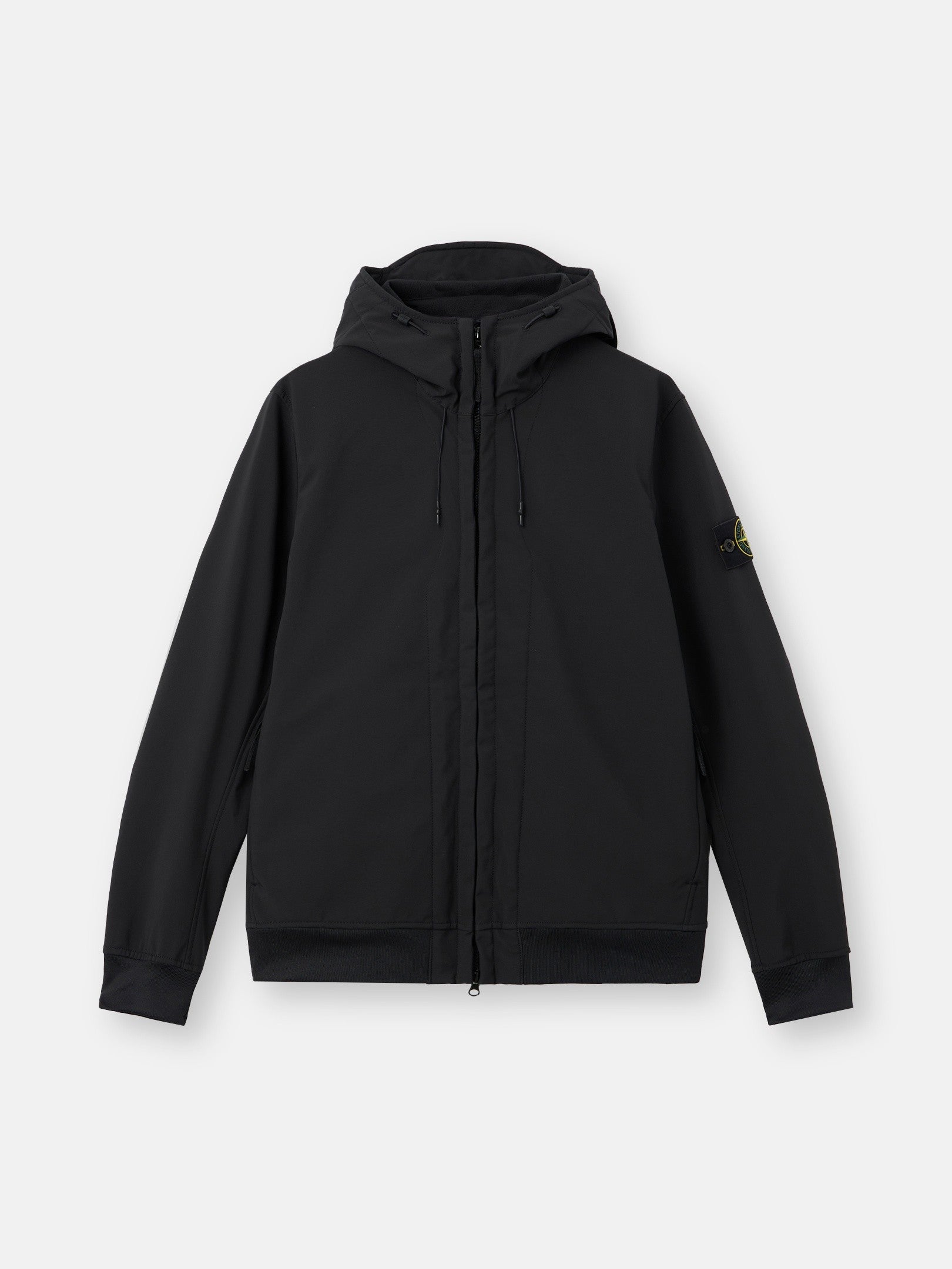 Hooded jacket with wind- and water-resistant membrane - BoUvy