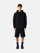 Short parka with anti-drop finish - BoUvy