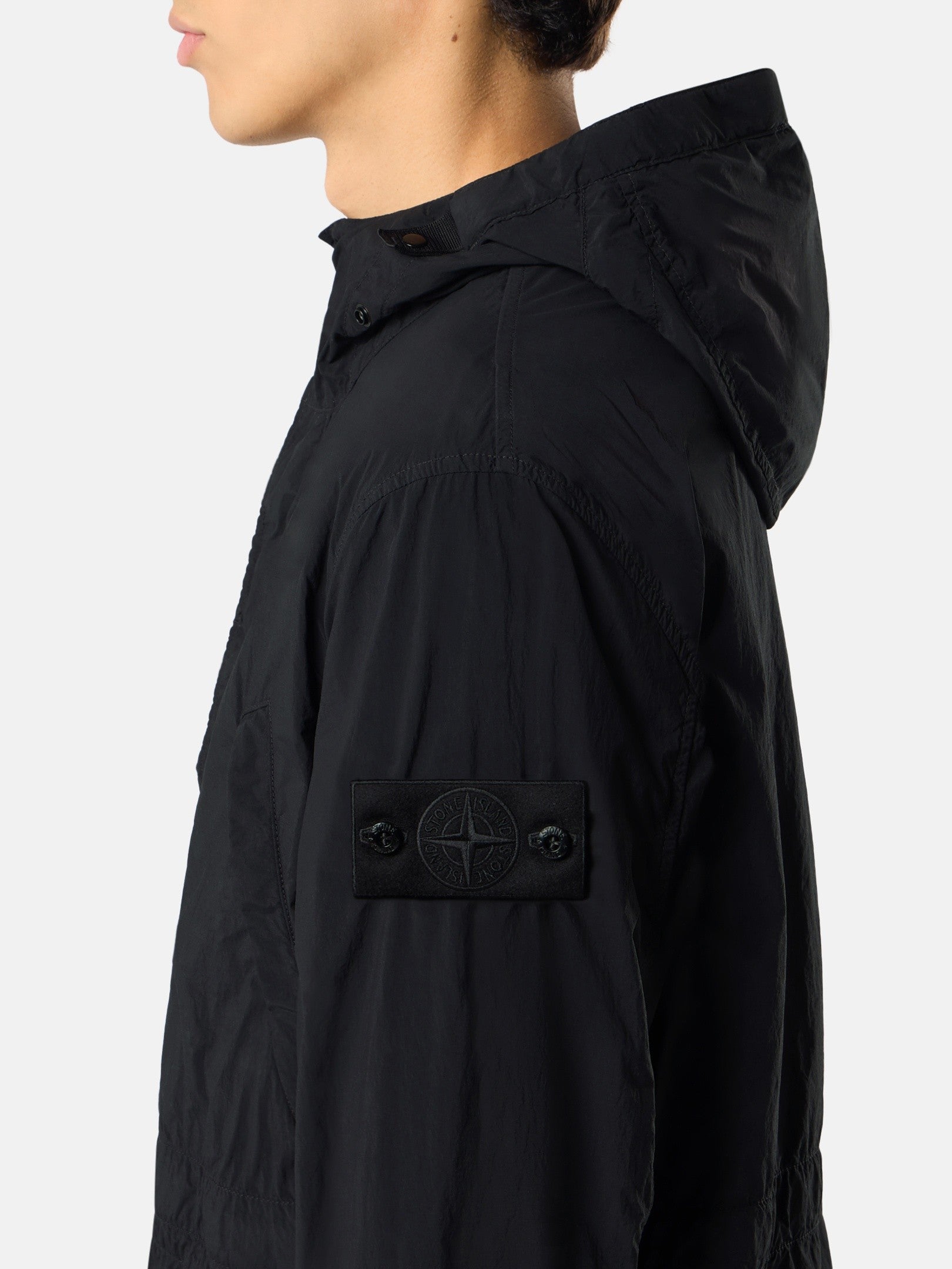 Short parka with anti-drop finish - BoUvy