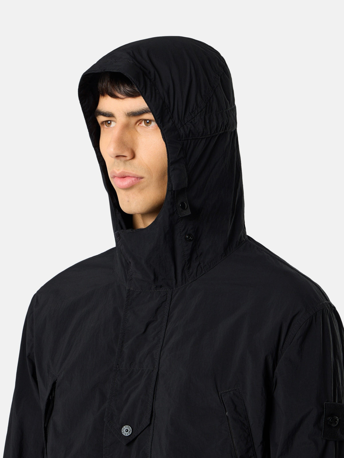 Short parka with anti-drop finish - BoUvy