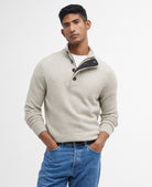 Essential Patch Half Zip Knitted Jumper | BoUvy