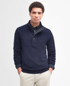 Essential Patch Half Zip Knitted Jumper | BoUvy
