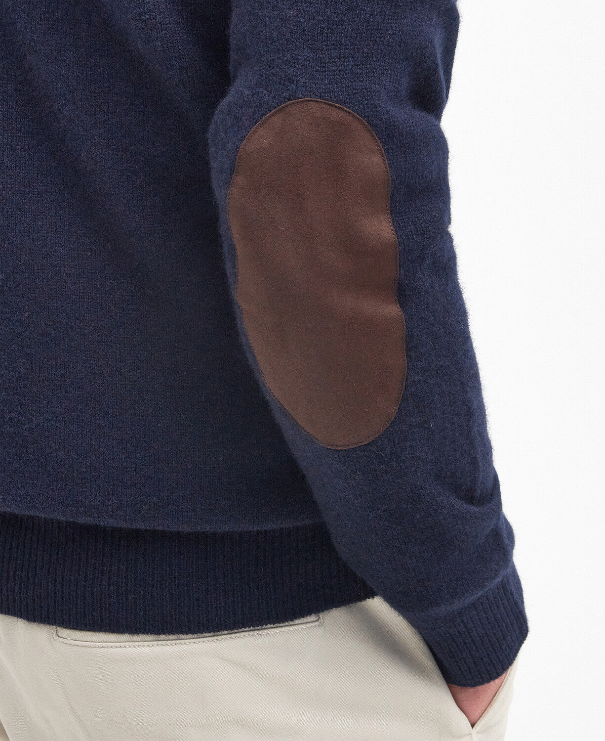 Essential Patch Half Zip Knitted Jumper | BoUvy