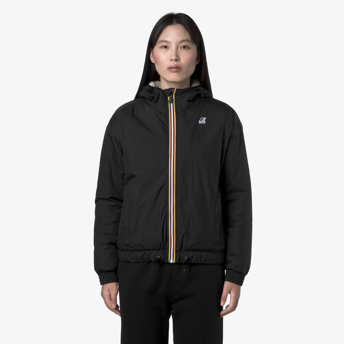LE VRAI 4.0 ALBINE ORSETTO - Jackets - Short - Woman - Black Pure | BoUvy