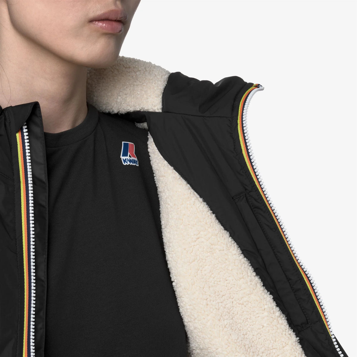 LE VRAI 4.0 ALBINE ORSETTO - Jackets - Short - Woman - Black Pure | BoUvy