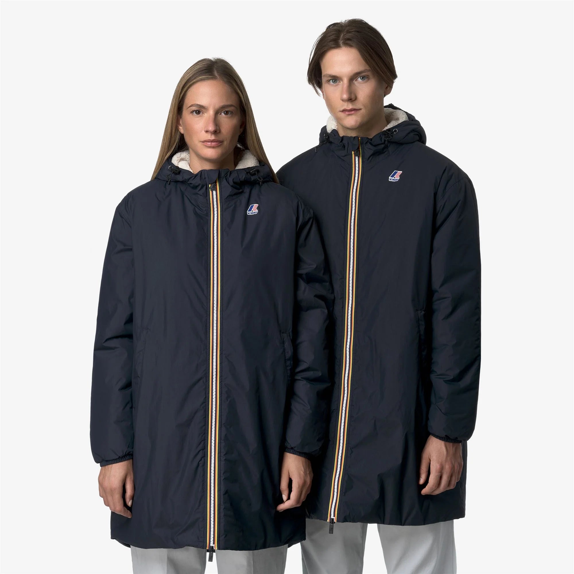 LE VRAI 4.0 EIFFEL EAST ORSETTO - Jackets - 3/4 Length - Unisex - Blue Depth | BoUvy